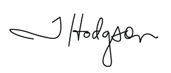 Signature manuscrite de Timothy Hodgson